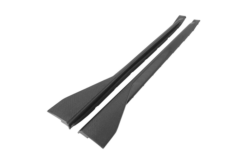 Faldones laterales de fibra de carbono estilo MP para BMW M3 G80 2021 en adelante