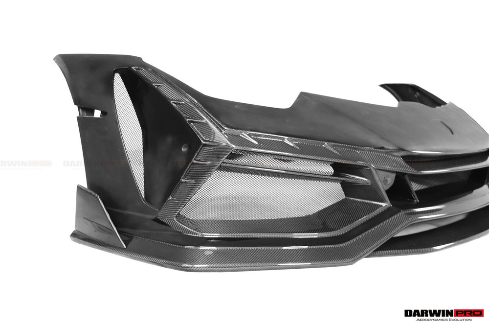 2015-2022 Lamborghini Huracan LP610 & LP580 & EVO BKSSII Style Front Bumper - DarwinPRO Aerodynamics