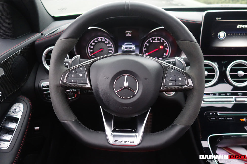 2015-2021 Mercedes Benz W205 C63 S AMG Sedan Dry Carbon Fiber Interior