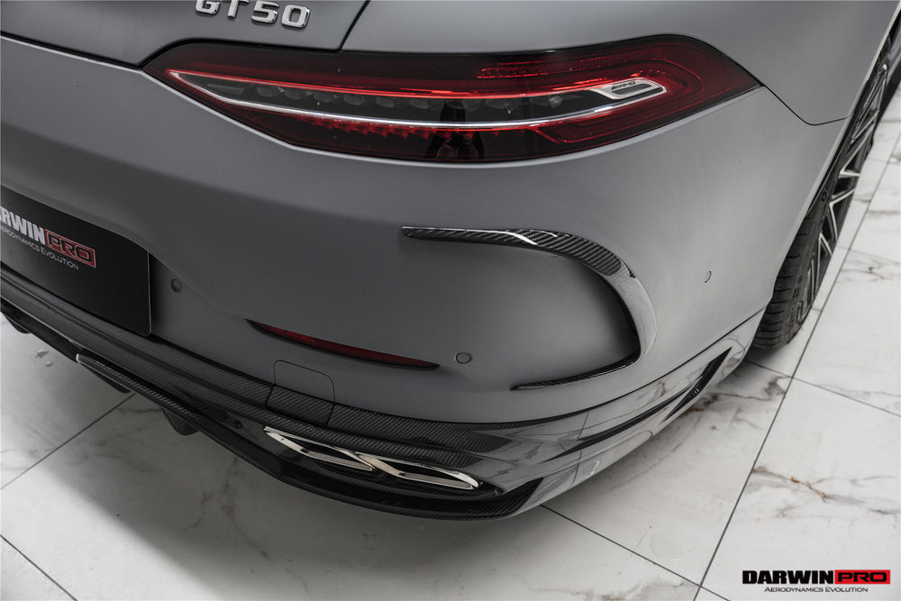 DarwinPRO 2019-2024 Mercedes Benz AMG GT50 GT53 GT43 4Door Coupe X290 IMP Performance Rear Bumper Canards