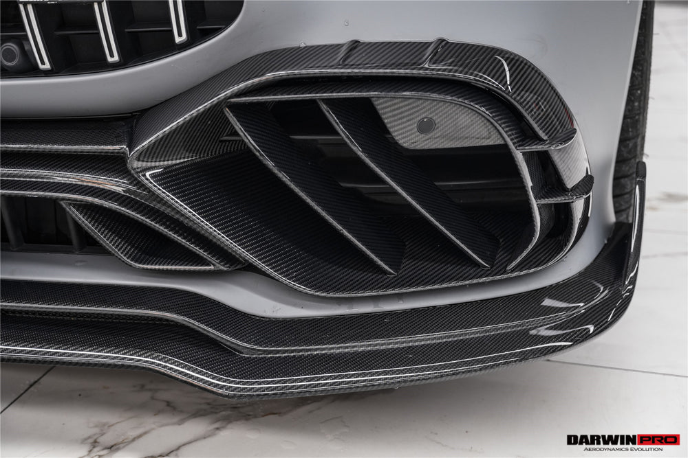 Divisor de parachoques delantero de fibra de carbono de alto rendimiento DarwinPRO 2019-2024 Mercedes Benz AMG GT50 GT53 GT43 4Door Coupe X290 IMP