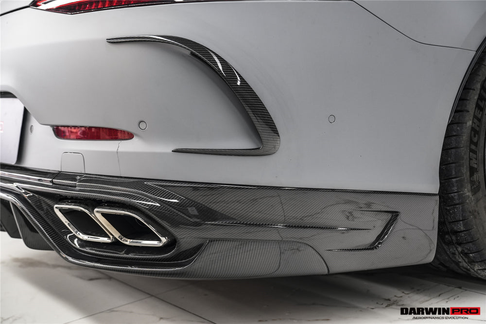 DarwinPRO 2019-2024 Mercedes Benz AMG GT50 GT53 GT43 4Door Coupe X290 IMP Performance Rear Diffuser With Exhaust tips