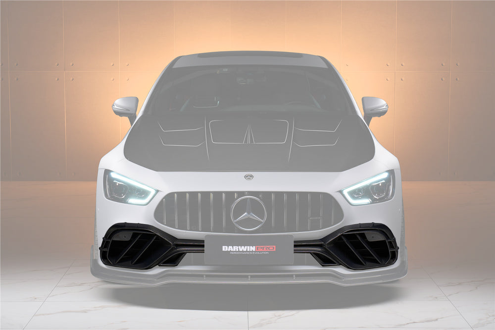 Embellecedores de ventilación para parachoques delantero de fibra de carbono de alto rendimiento DarwinPRO 2019-2024 Mercedes Benz AMG GT50 GT53 GT43 4Door Coupe X290 IMP