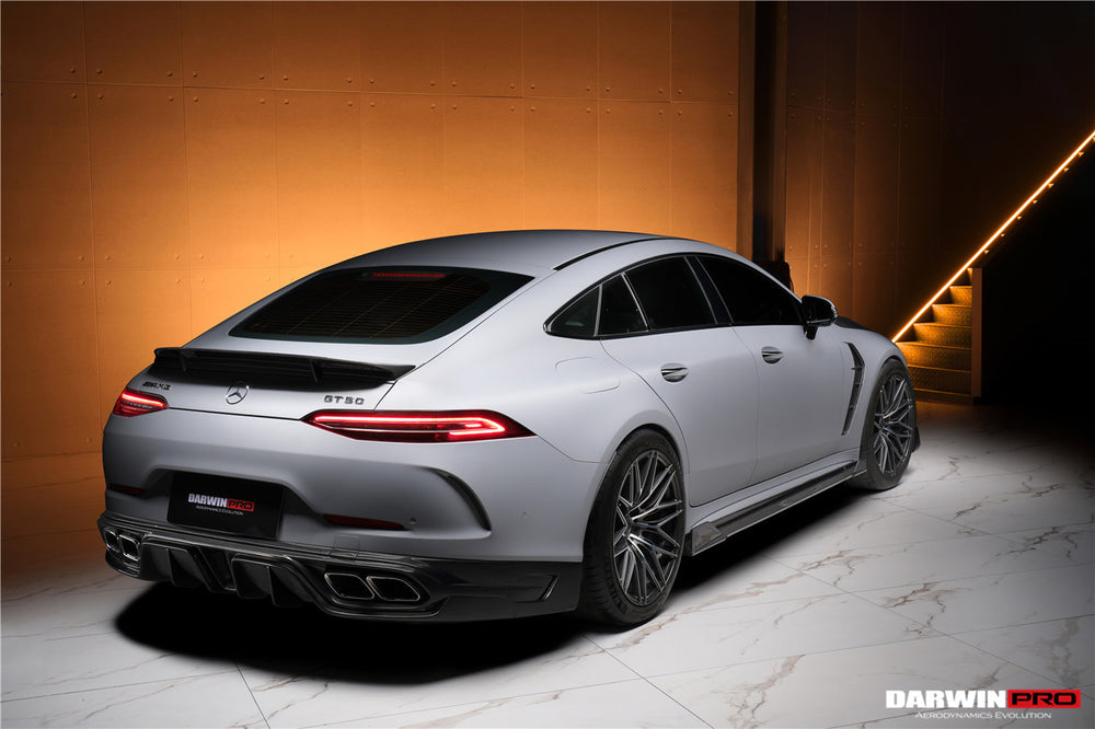 DarwinPRO 2019-2024 Mercedes Benz AMG GT50 GT53 GT43 4Door Coupe X290 IMP Performance Rear Diffuser With Exhaust tips - DarwinPRO Aerodynamics