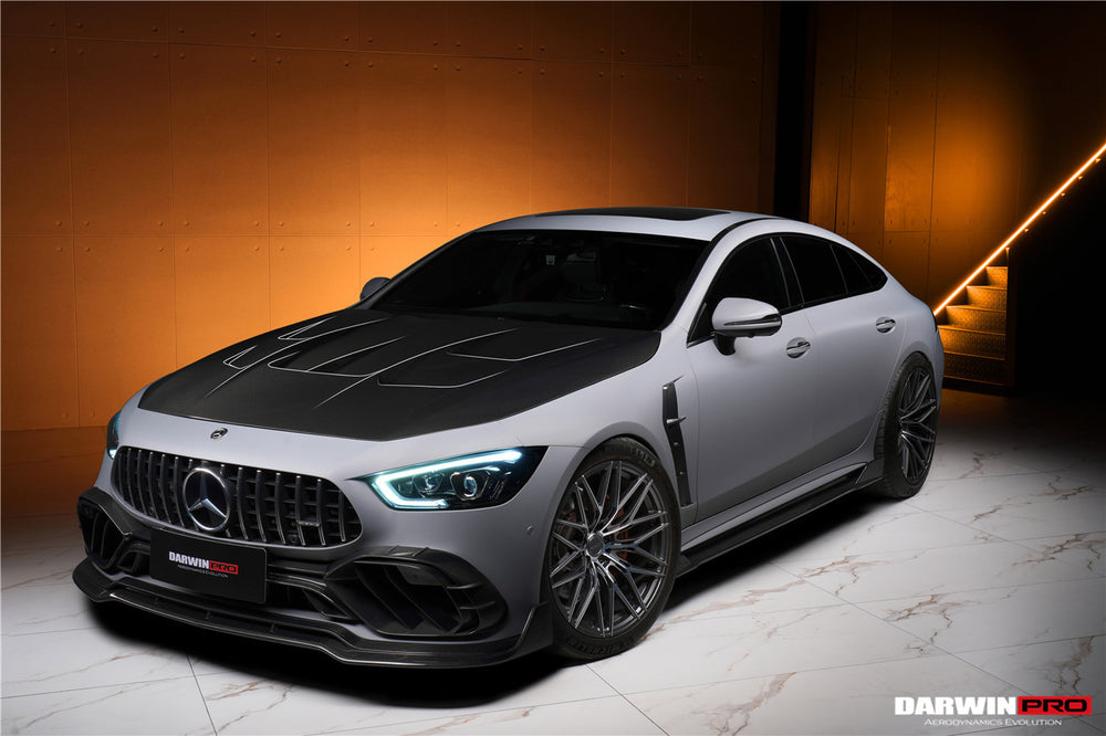 DarwinPRO 2019-2024 Mercedes Benz AMG GT50 GT53 GT43 4Door Coupe X290 IMP Performance Carbon Fiber Front Bumper Vent Trims - DarwinPRO Aerodynamics