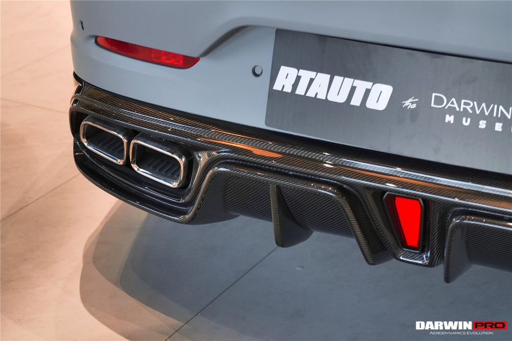 2019-2024 Mercedes Benz AMG GT50 GT53 GT43 4Door Coupe X290 IMP Performance Rear Diffuser With Reflector Panels & Exhaust tips