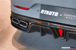  2019-2024 Mercedes Benz AMG GT50 GT53 GT43 4Door Coupe X290 IMP Performance Rear Diffuser With Reflector Panels & Exhaust tips 