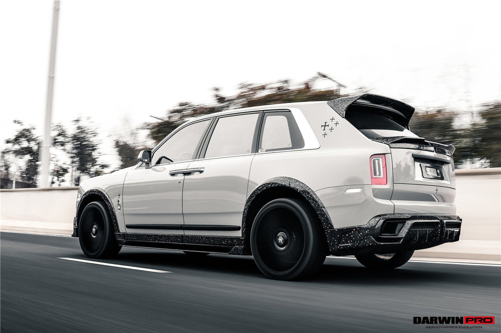 Cubierta de panel de puerta de fibra de carbono estilo BKSS de Rolls-Royce Cullinan 2018-2024