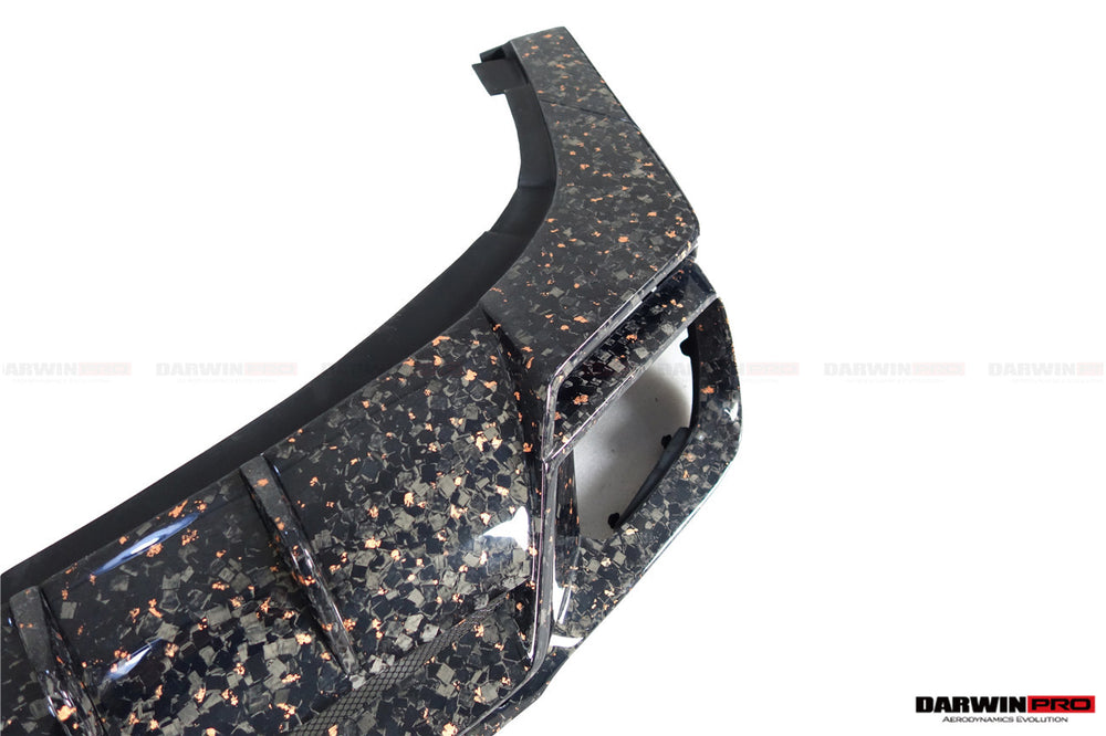 Difusor de labio trasero de fibra de carbono estilo BKSS Rolls-Royce Cullinan 2018-2024