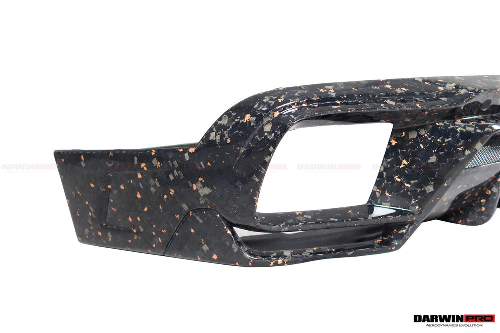 Difusor de labio trasero de fibra de carbono estilo BKSS Rolls-Royce Cullinan 2018-2024