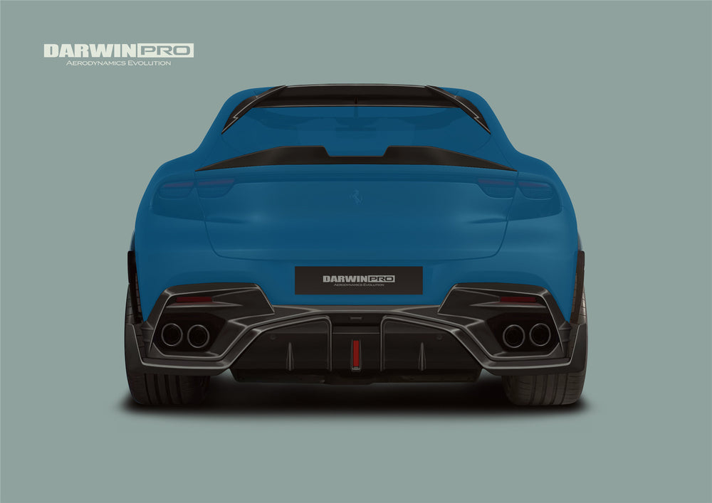 2023-UP Ferrari Purosangue F175 Carbon Fiber Rear Diffuser DarwinPRO ...