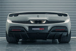  2022-UP Ferrari 296 GTB (Type F171) OE Style Carbon Fiber Rear Diffuser - DarwinPRO Aerodynamics 