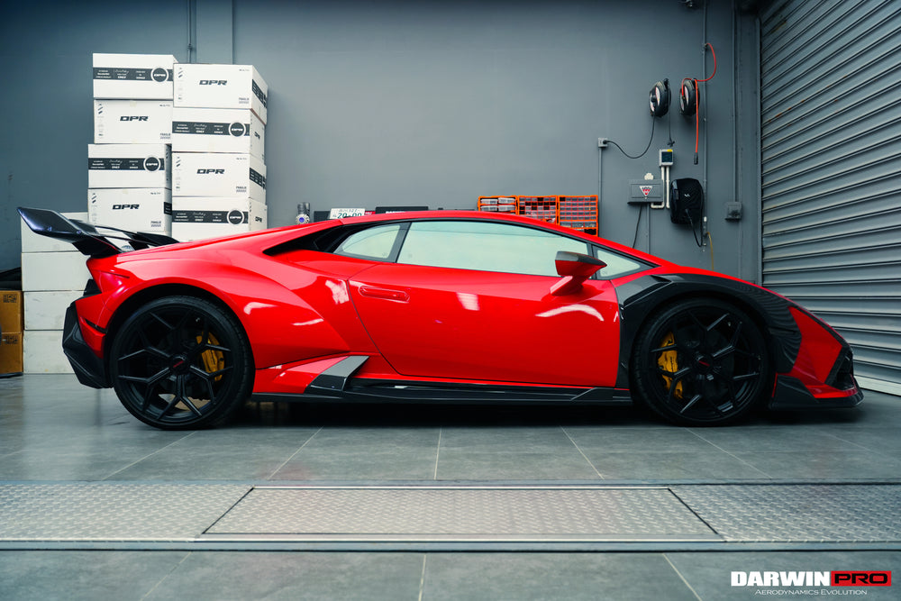 DarwinPRO 2015-2025 Lamborghini Huracan LP610 & LP580 & EVO & STO & Tecnica BKSSII Style Side Skirts