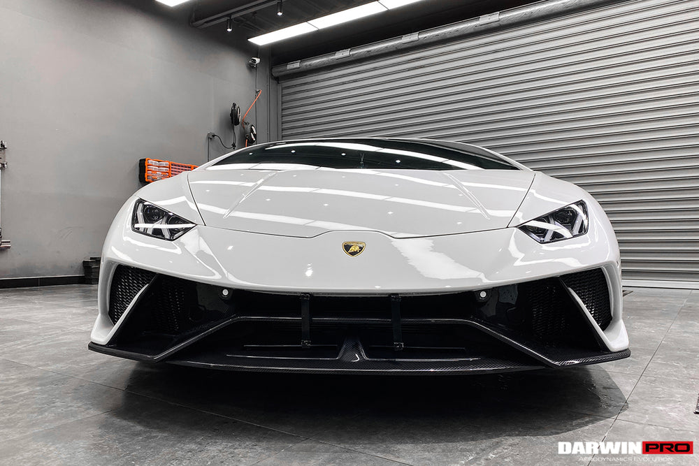 2015-2025 Lamborghini Huracan LP610 & LP580 & EVO & Tecnica Performante Style Partial Carbon Front Bumper