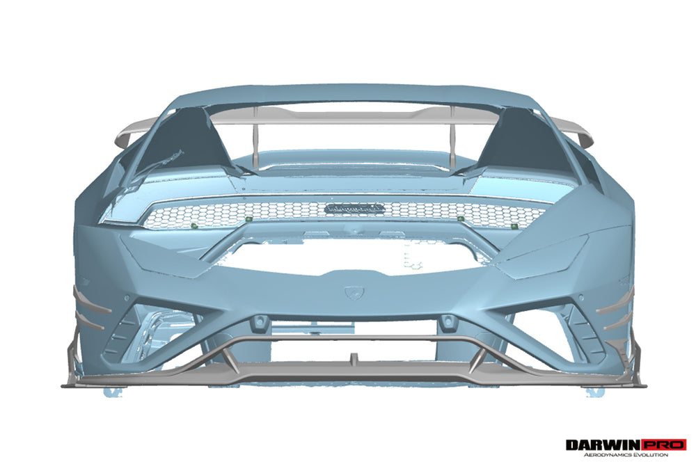 DarwinPRO 2019-2025 Lamborghini Huracan EVO RWD ADV2 Style Dry Carbon Front Lip