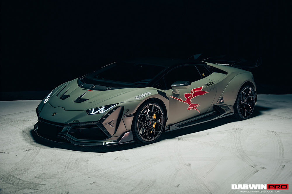 DarwinPRO 2015-2025 Lamborghini Huracan LP610 & LP580 & EVO & STO & Tecnica BKSSII Style Side Skirts
