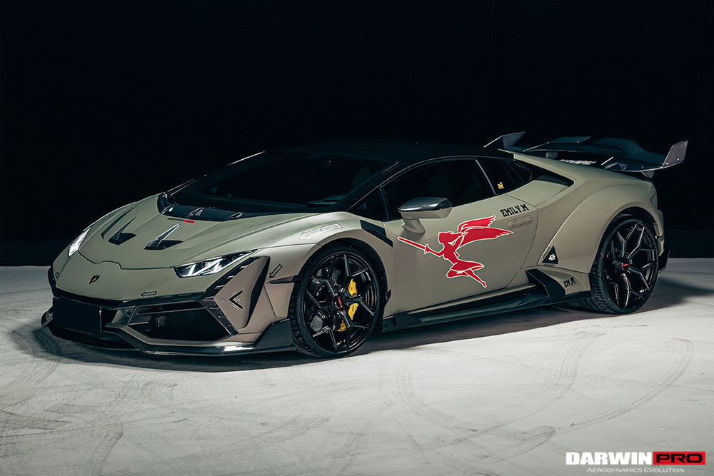 DarwinPRO 2015-2025 Lamborghini Huracan LP610 & LP580 & EVO & STO & Tecnica BKSSII Style Side Skirts