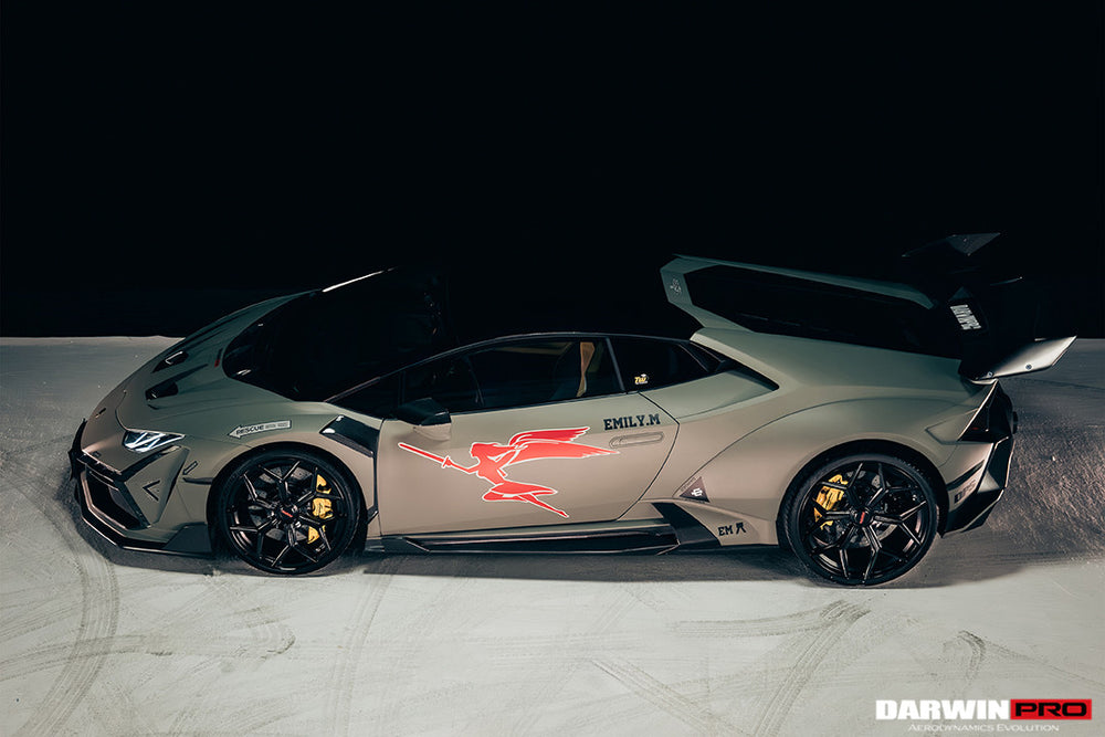 DarwinPRO 2015-2025 Lamborghini Huracan LP610 & LP580 & EVO & STO & Tecnica BKSSII Style Side Skirts