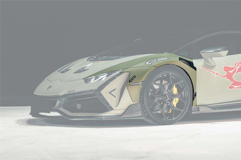 DarwinPRO 2015-2025 Lamborghini Huracan LP610 & LP580 & EVO & Tecnica BKSSII Style Front Wide Fender