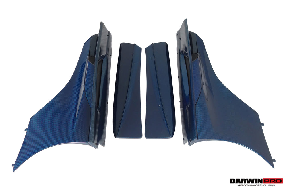 DarwinPRO 2011-2017 McLaren 650S & 12C BKSS Style Side Skirts - DarwinPRO Aerodynamics