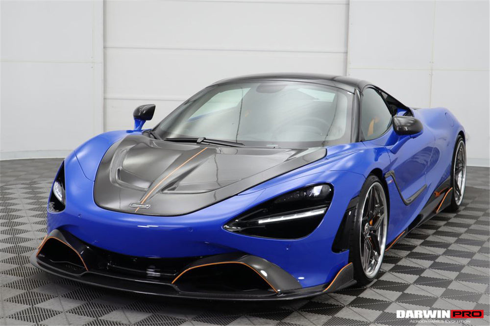 Faldón delantero de fibra de carbono estilo McLaren 720s Se²NWB 2017-2021