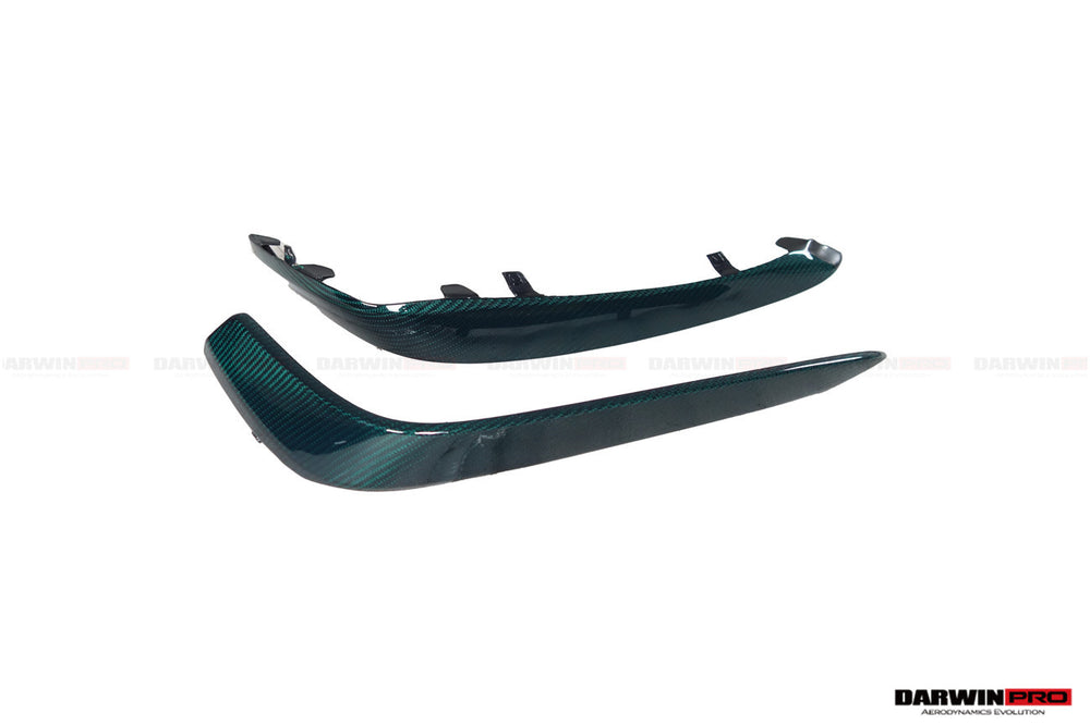 Canards delanteros de fibra de carbono Mercedes Benz W205 C63&amp;S AMG 2015-2021