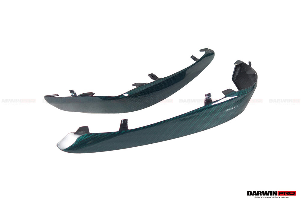 Canards delanteros de fibra de carbono Mercedes Benz W205 C63&amp;S AMG 2015-2021