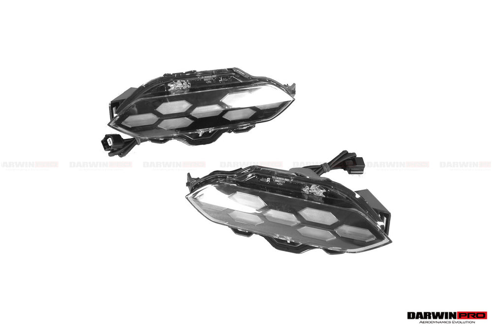 2023-2025 Nissan GTR R35 Facelift Front Bumper LED Day Running Lights