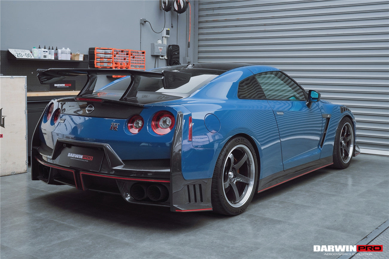 2008-2023 Nissan GTR R35 CBA DBA EBA Partial Carbon Fiber Rear Bumper ...