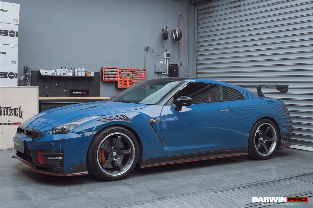 Parachoques delantero de fibra de carbono estilo Nismo 2008-2024 Nissan GTR R35 CBA, DBA y EBA 2024