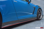  2008-2024 Nissan GTR R35 CBA/DBA/EBA 2024-Nismo Style Carbon Fiber Side Skirts - DarwinPRO Aerodynamics 