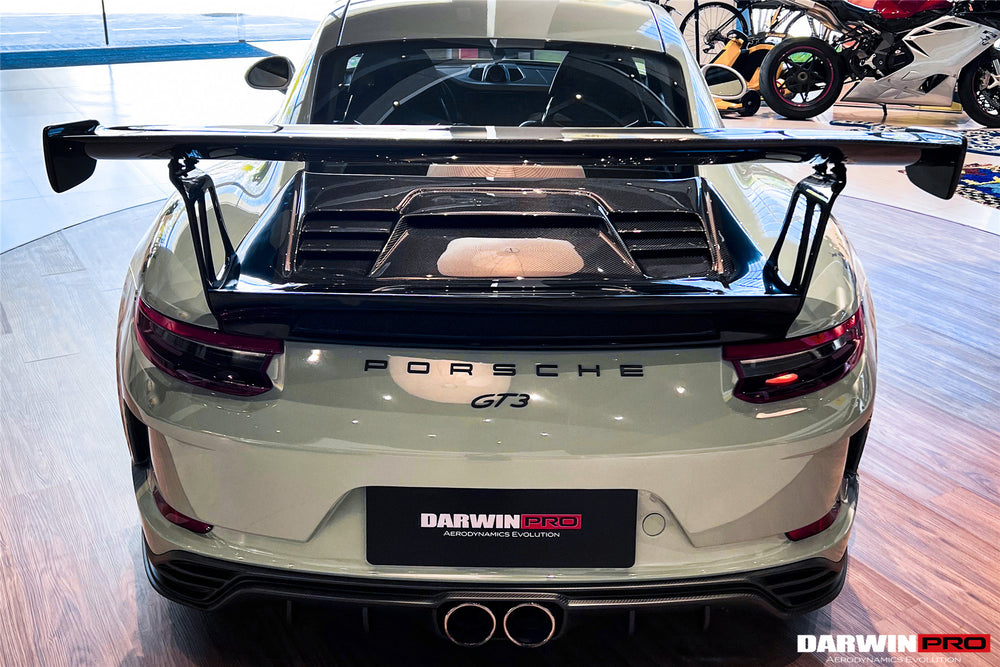 DarwinPRO 2017-2019 Porsche 911 991.2 GT3 Only GT3RS Style Trunk Spoiler Wing - DarwinPRO Aerodynamics