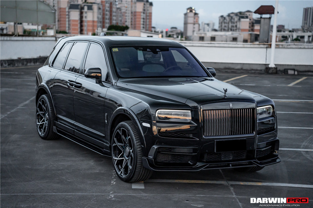 Cubierta de panel de puerta de fibra de carbono estilo BKSS de Rolls-Royce Cullinan 2018-2024