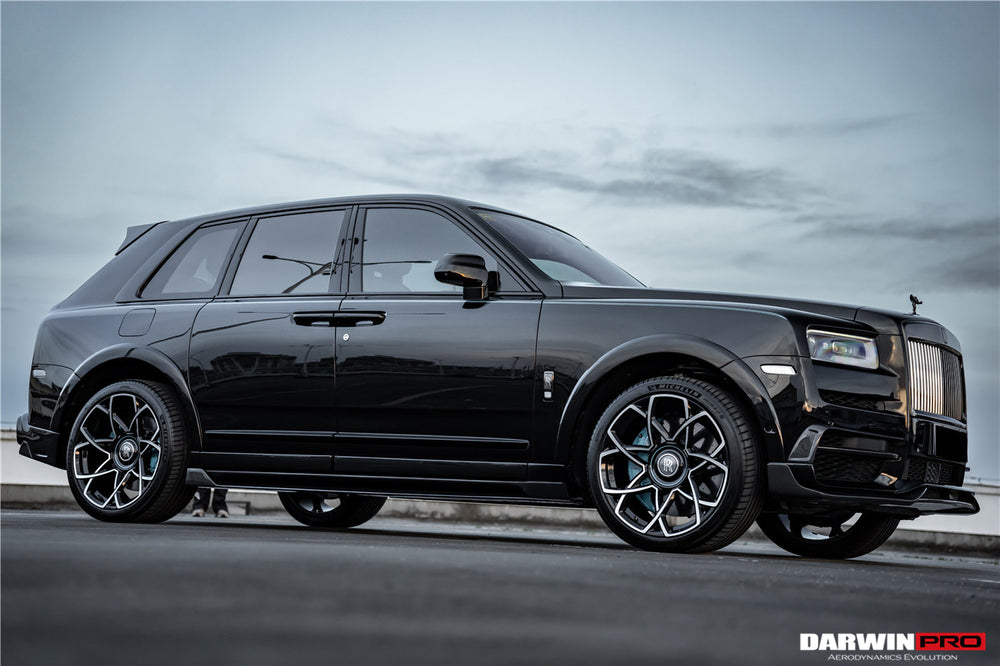 Cubierta de panel de puerta de fibra de carbono estilo BKSS de Rolls-Royce Cullinan 2018-2024