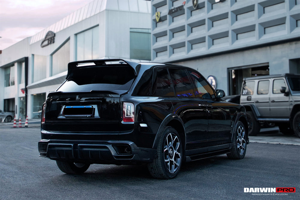 Cubierta de panel de puerta de fibra de carbono estilo BKSS de Rolls-Royce Cullinan 2018-2024