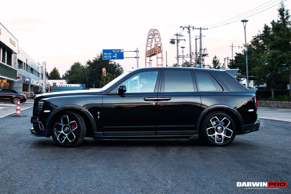 Cubierta de panel de puerta de fibra de carbono estilo BKSS de Rolls-Royce Cullinan 2018-2024