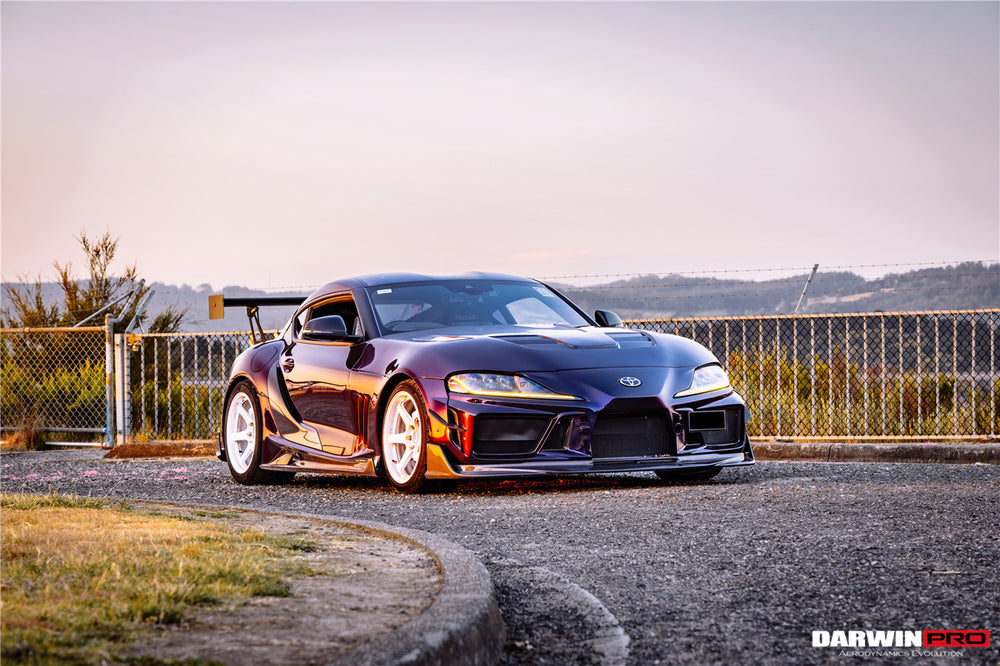 2019-UP Toyota GR Supra (J29 & DB) A90 A91 BKSSII Style Part Carbon Fiber Side Skirts & Fender - DarwinPRO Aerodynamics