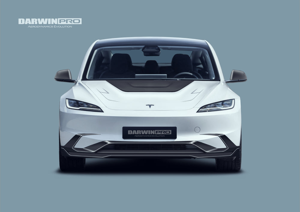 2024-2026 Tesla Model 3 Highland RWD AWD Carbon Fiber IMP Design Front Lip（DONT FIT PERFORMANCE）