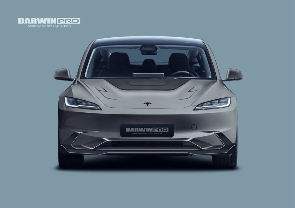 2024-2026 Tesla Model 3 Highland RWD AWD Carbon Fiber IMP Design Front Lip（DONT FIT PERFORMANCE）