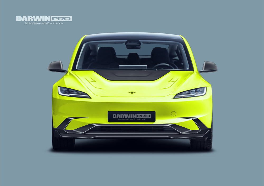 2024-2026 Tesla Model 3 Highland RWD AWD Carbon Fiber IMP Design Front Lip（DONT FIT PERFORMANCE）