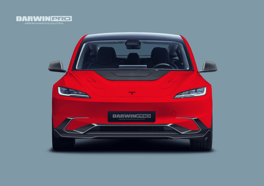 2024-2026 Tesla Model 3 Highland RWD AWD Carbon Fiber IMP Design Front Lip（DONT FIT PERFORMANCE）