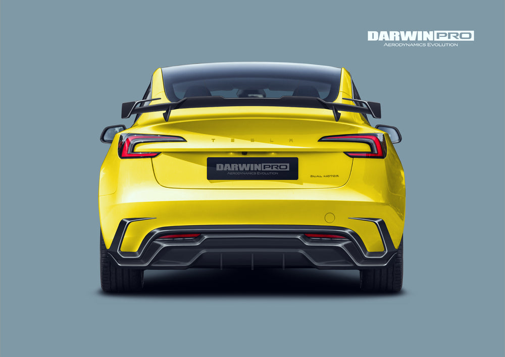 2024-2026 Tesla Model 3 Highland RWD AWD PERFORMANCE Carbon Fiber IMP Design Rear Diffuser