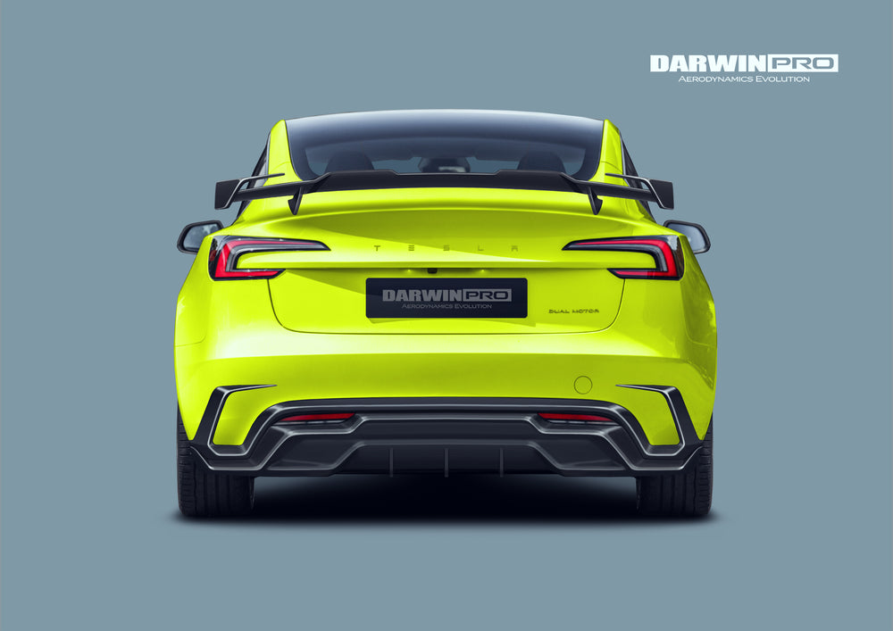 2024-2026 Tesla Model 3 Highland RWD AWD PERFORMANCE Carbon Fiber IMP Design Rear Diffuser