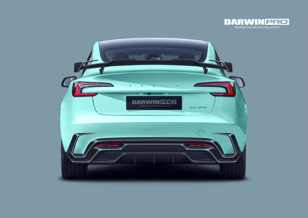 2024-2026 Tesla Model 3 Highland RWD AWD PERFORMANCE Carbon Fiber IMP Design Rear Diffuser