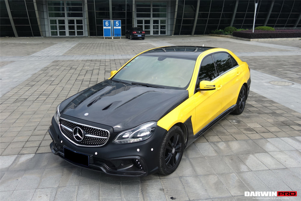 DarwinPRO 2014-2016 Mercedes Benz E Class W212 BKSS Style Hood - DarwinPRO Aerodynamics