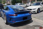  Darwinpro 2017-2019 Porsche 911 991.2 GT3 Only GT2RS Style Ducktail Spoiler with LED Light 