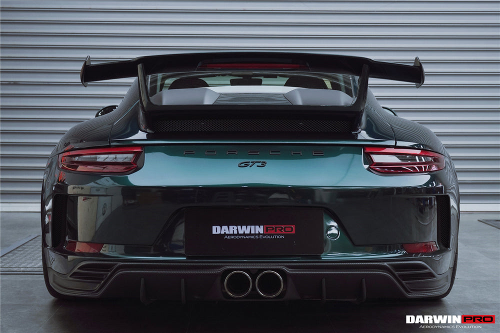 2017-2019 Porsche 911 991.2 GT3 Only BKSS Style Carbon Fiber Rear Lip Diffuser - DarwinPRO Aerodynamics