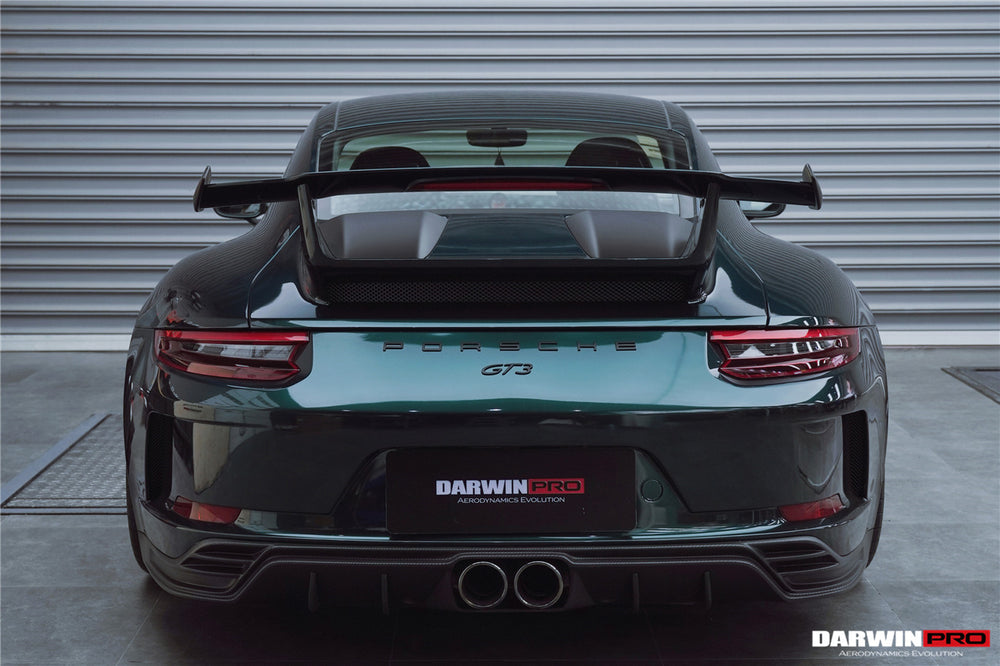 2017-2019 Porsche 911 991.2 GT3 Only BKSS Style Carbon Fiber Rear Lip Diffuser - DarwinPRO Aerodynamics