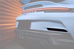  2019-2023 Porsche 911 992 Carrera & S & 4 & 4S & Targa & Cabriolet GT3 Style Rear Bumper Red Reflector Panels  