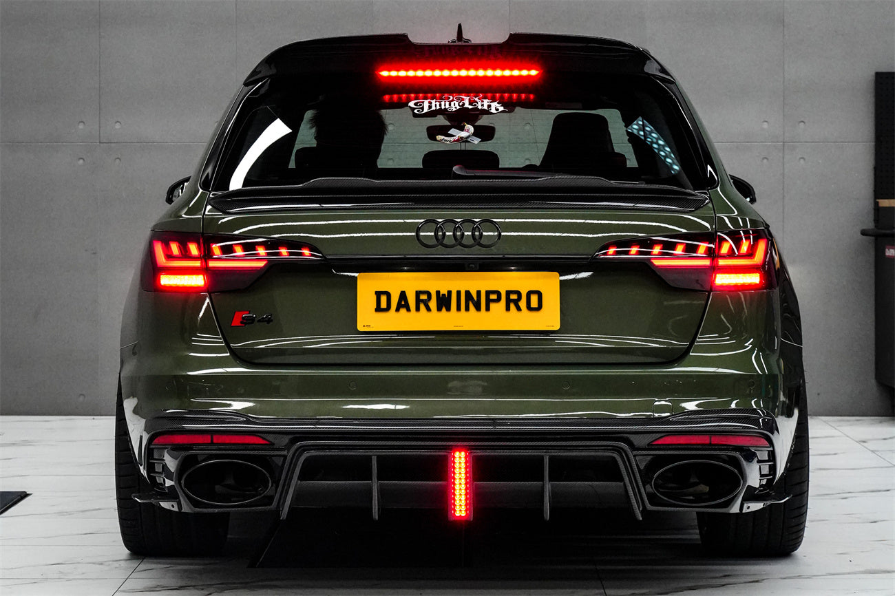 S4 Diffuser DarwinPRO 2020-2025 Audi S4 Avant B9.5 BKSS Style Carbon Fiber Rear ...